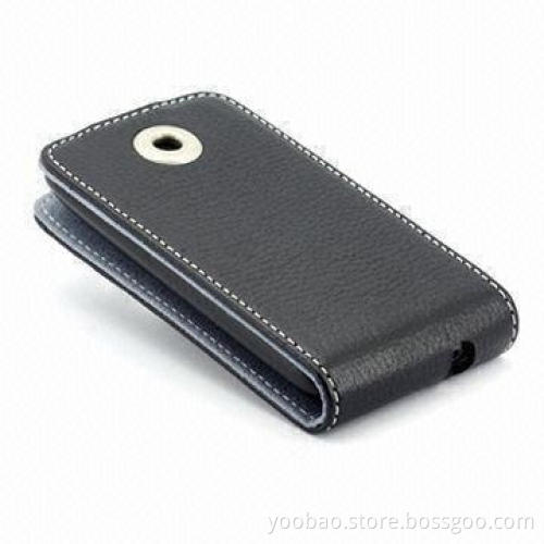 Genuine Leather Case for HTC Sensation Z710e Pyramid, with Elegant Structure and Stitching